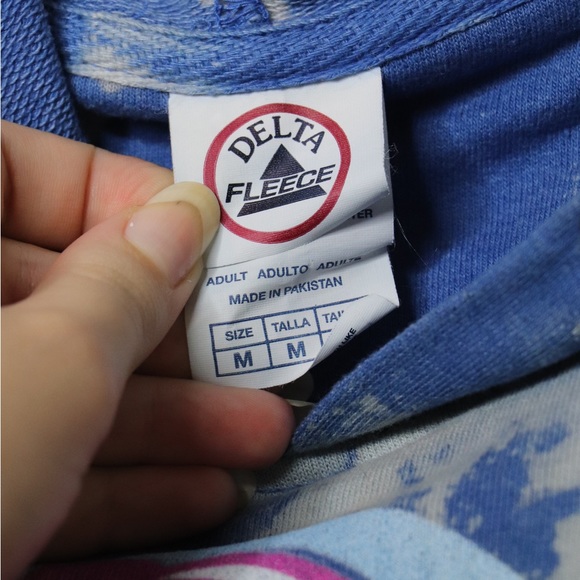 Bleach-dyed Taco Bell Hoodie - Picture 3 of 3